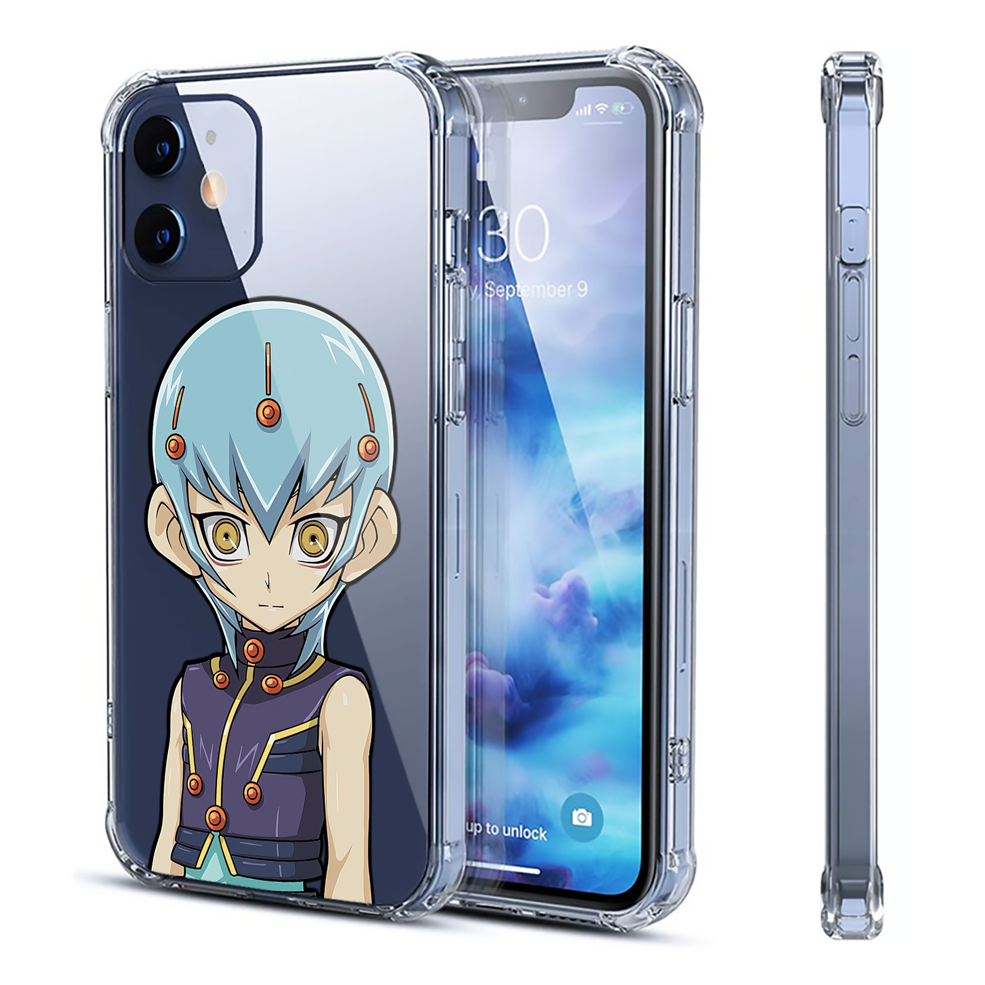（画像用） 遊☆戯☆王 Yu-Gi-Oh! 【iPhone 12シリーズ対応】透明スマホケース（クリアソフトケース）